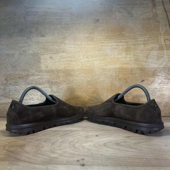 Skechers GOWalk SUEDE Womens Size 9 Slip On Loafers Shoes Chocolate Brown 13766 - Picture 5 of 8